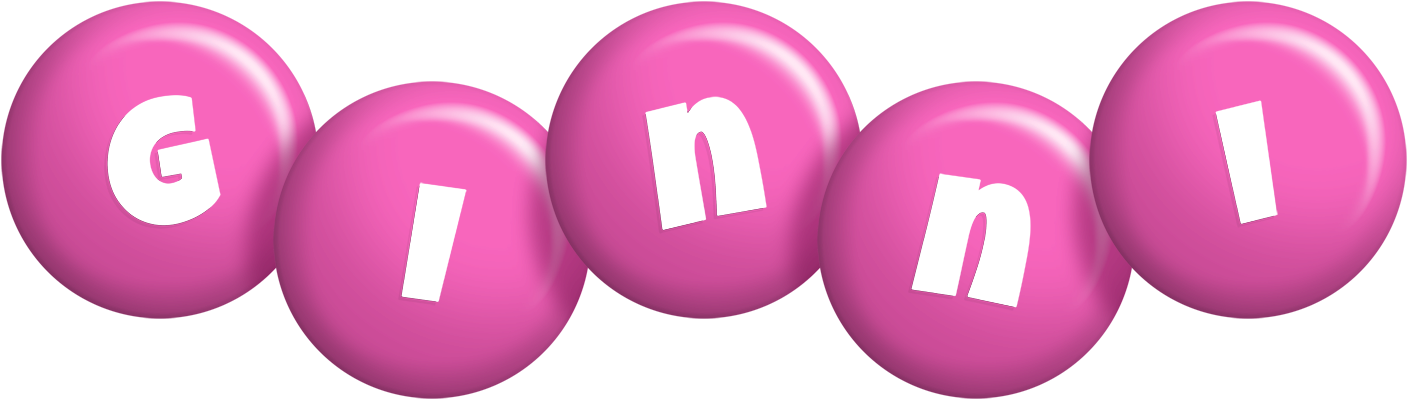 Ginni candy-pink logo