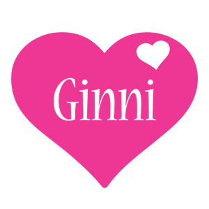 Ginni love-heart logo