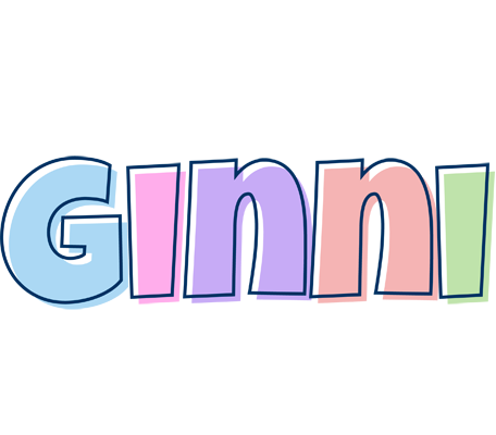 Ginni pastel logo