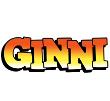 Ginni sunset logo