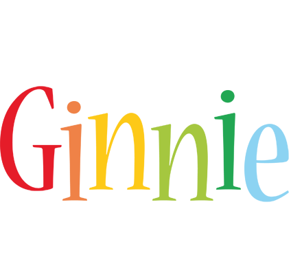 Ginnie birthday logo