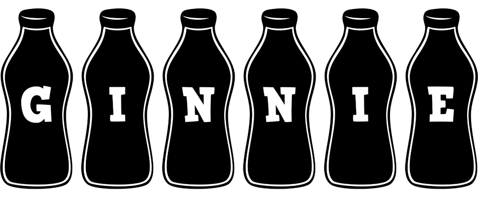 Ginnie bottle logo