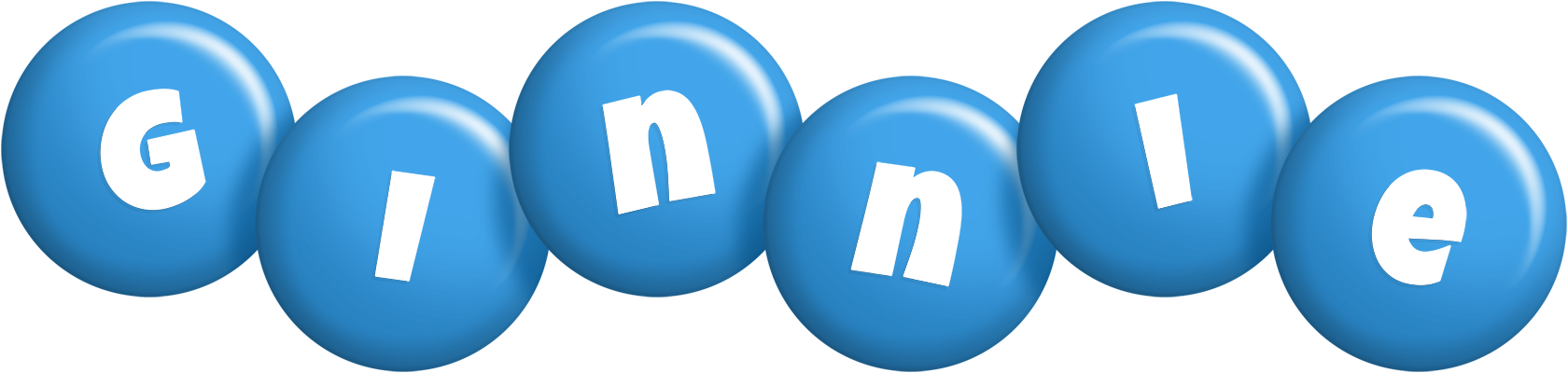 Ginnie candy-blue logo