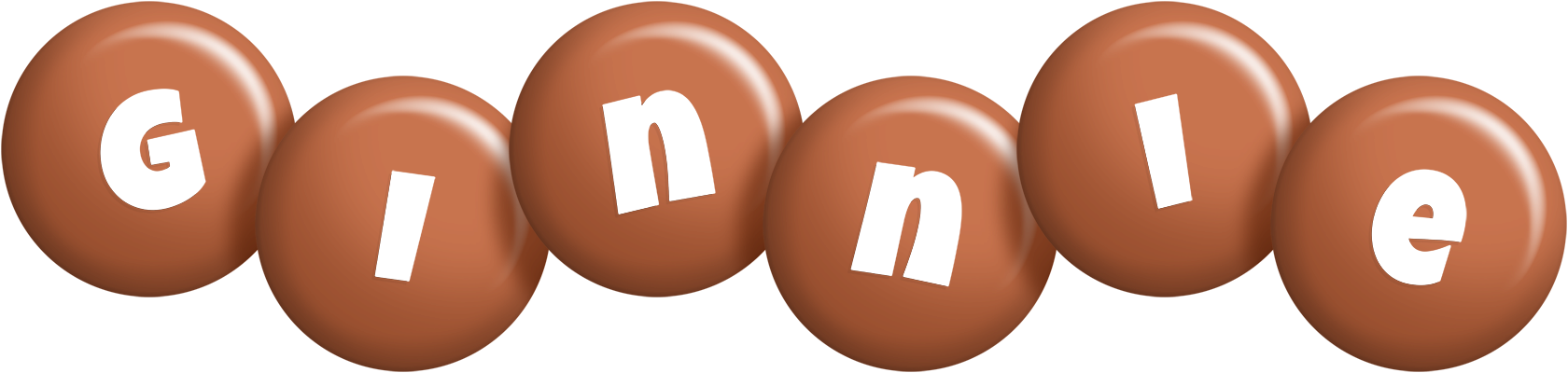 Ginnie candy-brown logo