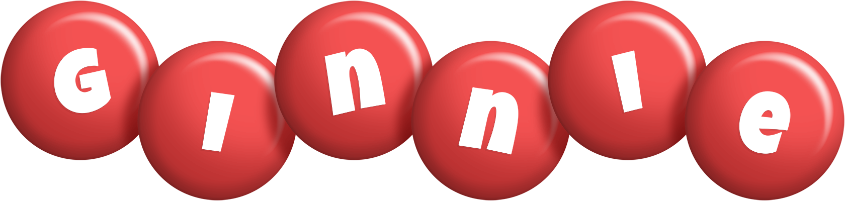 Ginnie candy-red logo