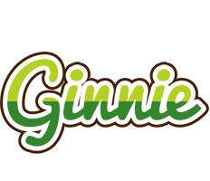 Ginnie golfing logo