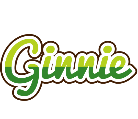 Ginnie golfing logo