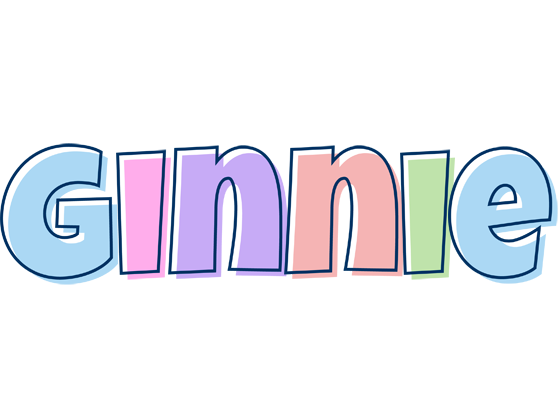 Ginnie pastel logo
