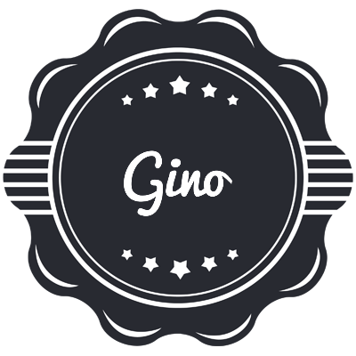 Gino badge logo