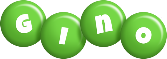 Gino candy-green logo