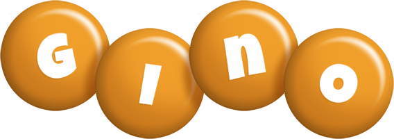 Gino candy-orange logo