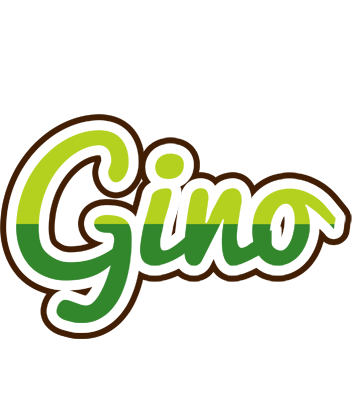 Gino golfing logo