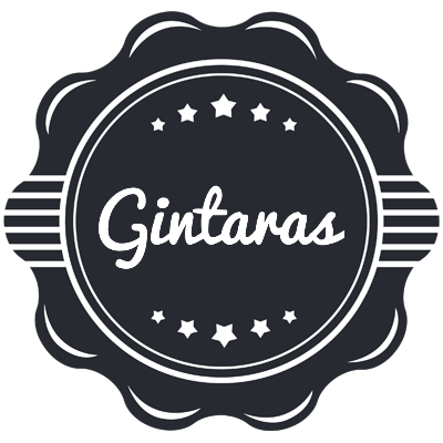 Gintaras badge logo