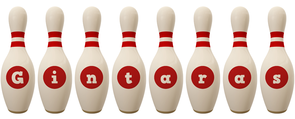 Gintaras bowling-pin logo