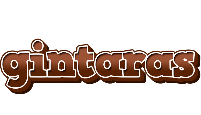 Gintaras brownie logo