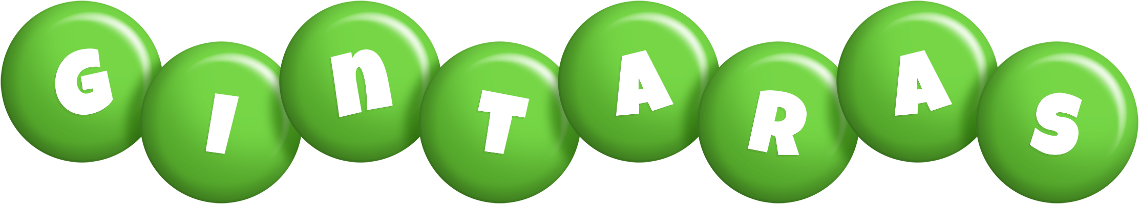 Gintaras candy-green logo