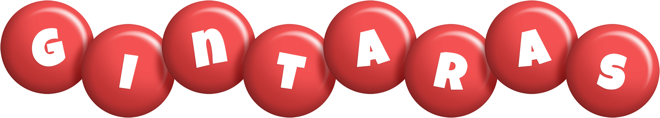 Gintaras candy-red logo