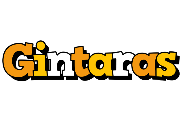 Gintaras cartoon logo