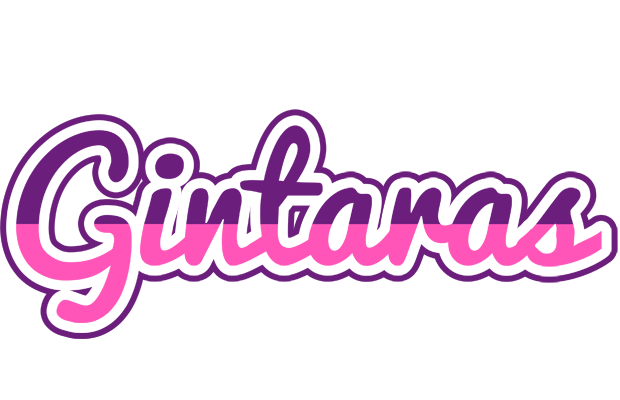Gintaras cheerful logo