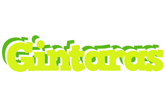 Gintaras citrus logo