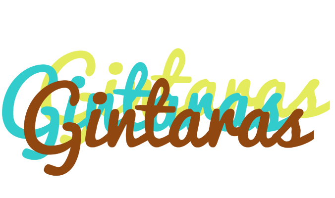 Gintaras cupcake logo
