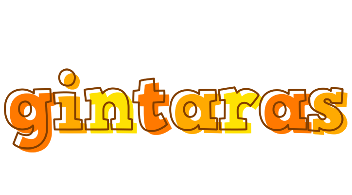 Gintaras desert logo