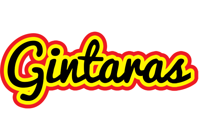 Gintaras flaming logo