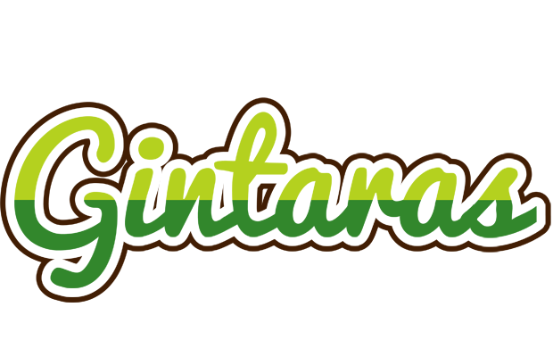 Gintaras golfing logo