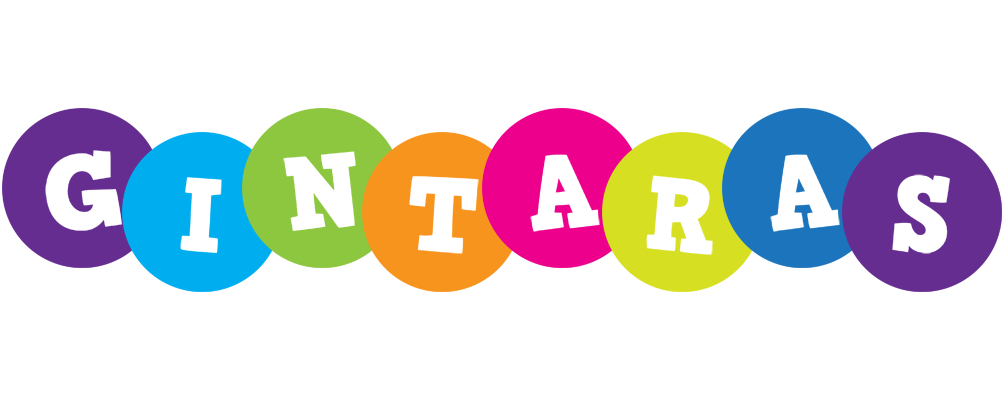 Gintaras happy logo