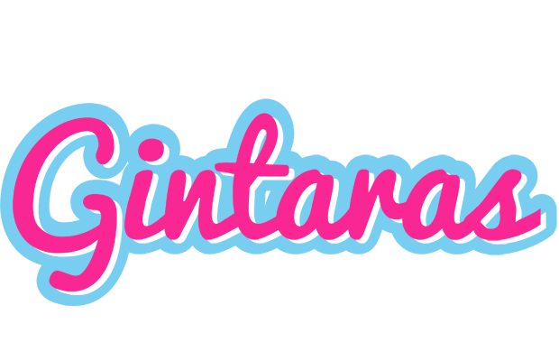 Gintaras popstar logo
