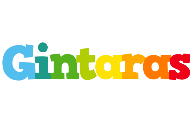 Gintaras rainbows logo