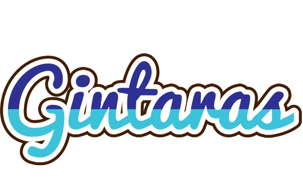 Gintaras raining logo