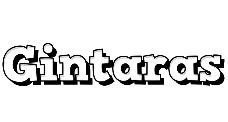 Gintaras snowing logo