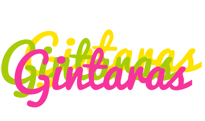 Gintaras sweets logo