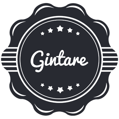 Gintare badge logo