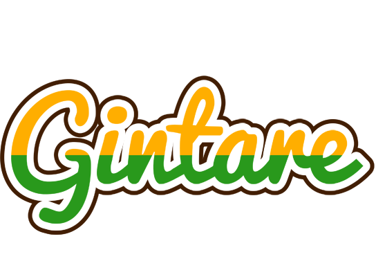 Gintare banana logo