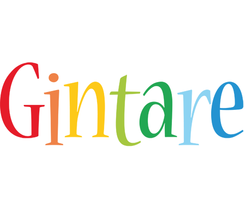Gintare birthday logo