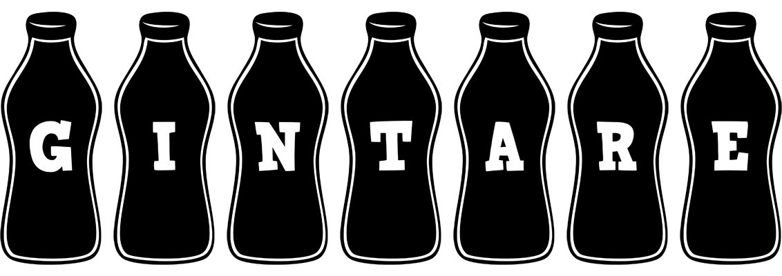 Gintare bottle logo