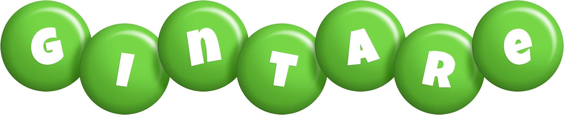 Gintare candy-green logo