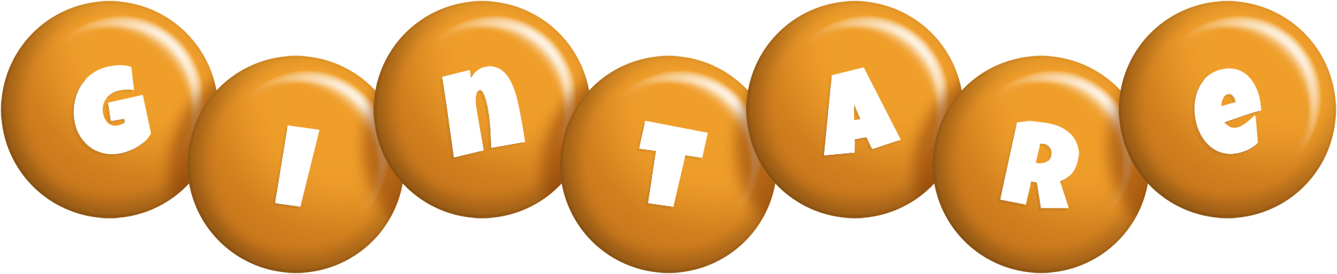 Gintare candy-orange logo