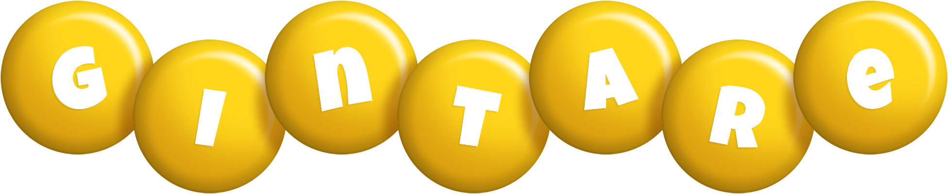 Gintare candy-yellow logo