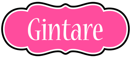 Gintare invitation logo