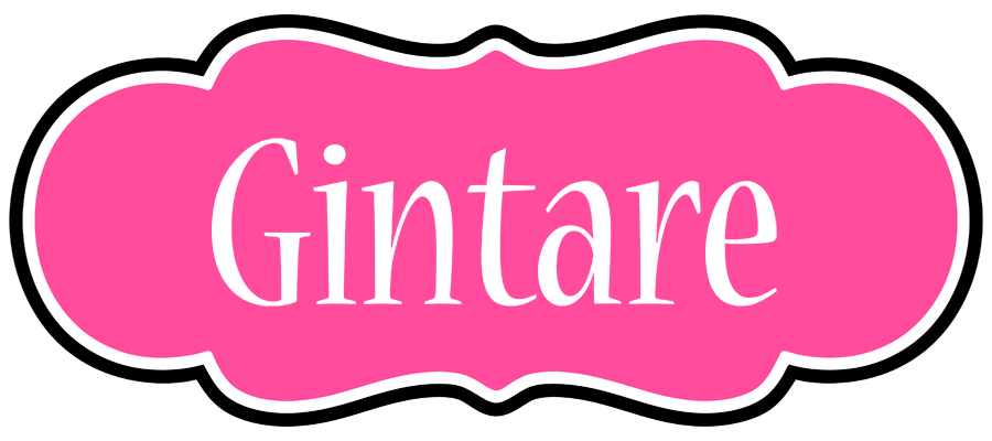 Gintare invitation logo