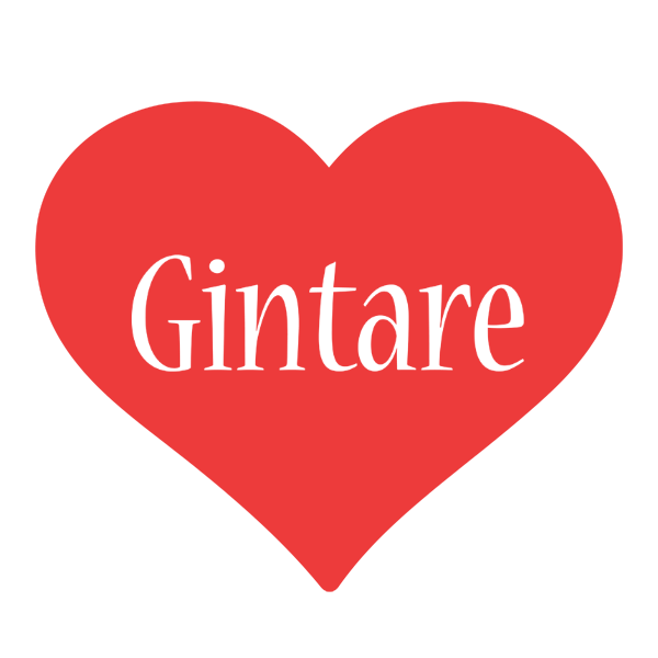 Gintare love logo