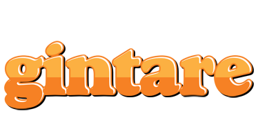 Gintare orange logo