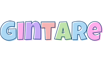 Gintare pastel logo