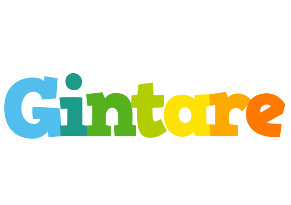 Gintare rainbows logo