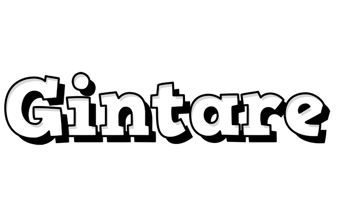 Gintare snowing logo