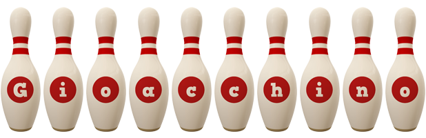 Gioacchino bowling-pin logo