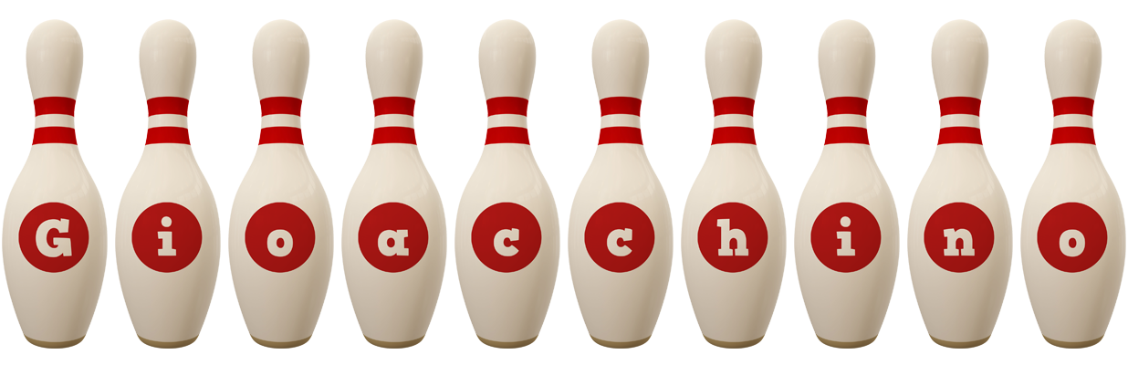 Gioacchino bowling-pin logo